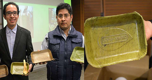 Peruvian Group Launch Compostable Plates Made Of Banana Leaves