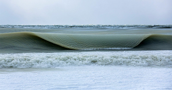 Beautiful, Giant, And Nearly Frozen Waves Are Captured On Camera By Nantucket Photographer
