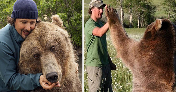 Man Raises Orphaned Grizzly Bear And Now They Are Inseparable