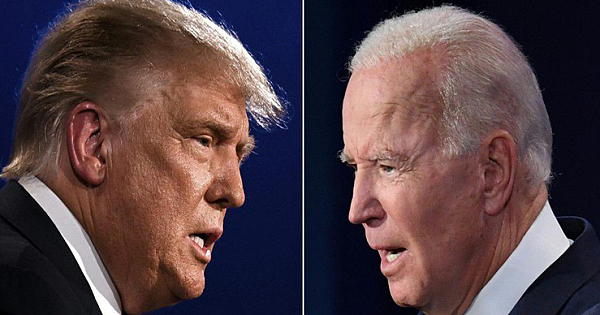 President Trump And Joe Biden Make Final Appearances As Voters Head To The Polls (US Elections 2020)