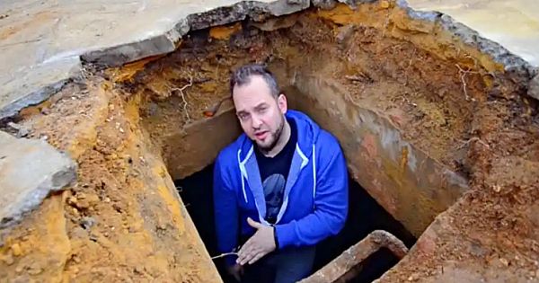 Man Kept Hearing Strange Noises Under Driveway, Look What He Found Inside