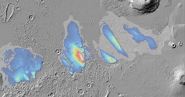 Huge Water Ice Deposits At Mars Equator Has Discovered By ESA Orbiter