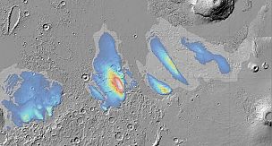Huge Water Ice Deposits At Mars Equator Has Discovered By ESA Orbiter
