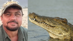 Trophy hunter who kills endangered elephants and lions 'eaten by crocodiles'