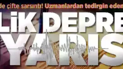 Balıkkesir'de ç,fte deprem sonrası 7'lik deprem uyarısı !