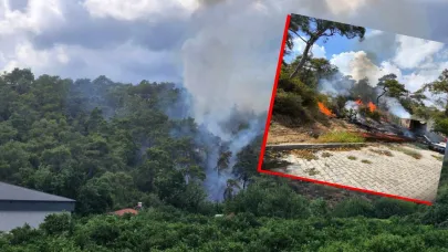 Antalya'da korkutan orman yangını !