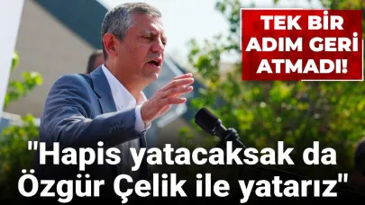 Özgür Özel : Hapis Yatacaksak