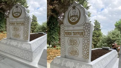 Bahçeli, Ferdi Tayfur’un kabrine özel mezar taşı yaptırdı