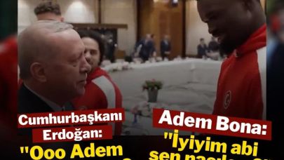 Cumhurbaşkanı Erdoğan ile Milli oyuncu arasında ilginç diyalog
