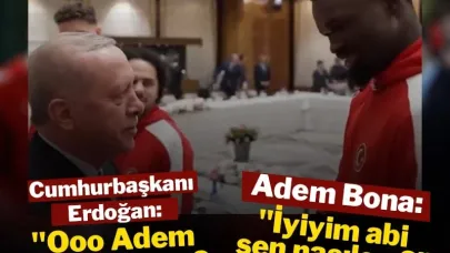 Cumhurbaşkanı Erdoğan ile Milli oyuncu arasında ilginç diyalog