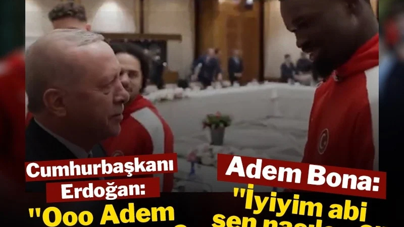 Cumhurbaşkanı Erdoğan ile Milli oyuncu arasında ilginç diyalog