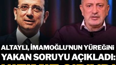 Fatih Altaylı’dan İmamoğlu İtirafı