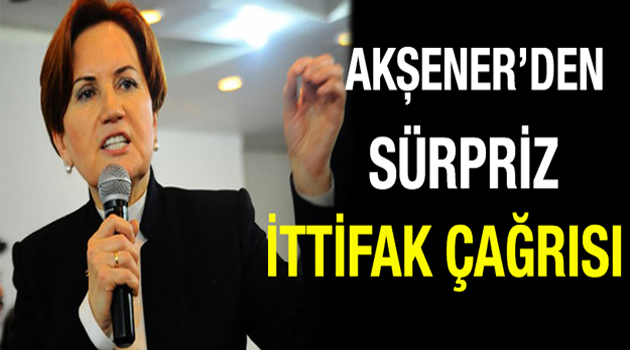 Meral Akşener’den sürpriz ittifak çağrısı !