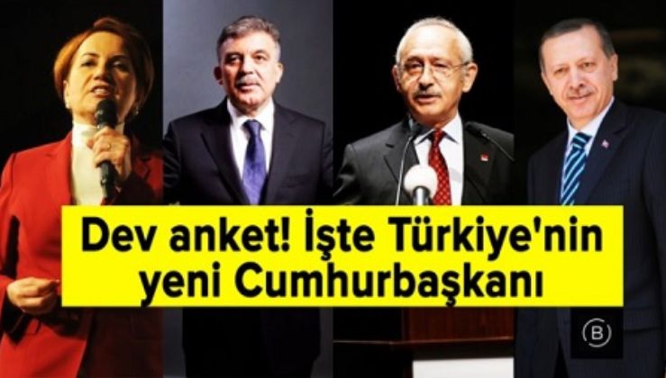 DEV ANKET !İŞTE SONUÇ !Türkiye’nin yeni Cumhurbaşkanı ...
