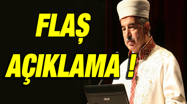 Diyanet İşleri Eski Başkanından HÜKÜMETE FLAŞ UYARI !