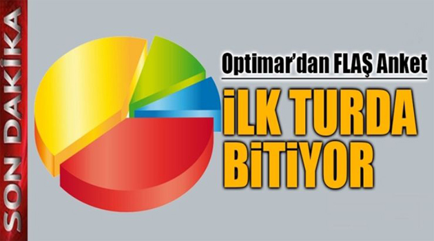 Optimar'dan FLAŞ anket! İlk turda bitiyor !