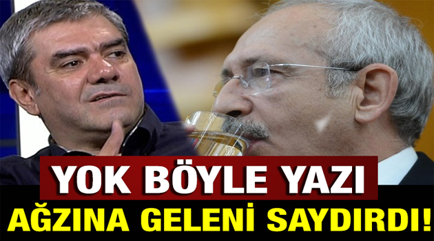 Yılmaz Özdil'den Olay yaratacak yazı ...Kılıçdaroğluna çok sert sözlerle yüklendi...YORUM SİZİN