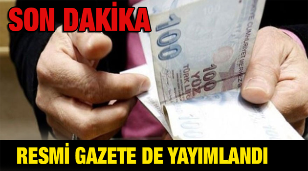 Maaşlara yeni düzenleme.1 Eylül’de başlıyor !