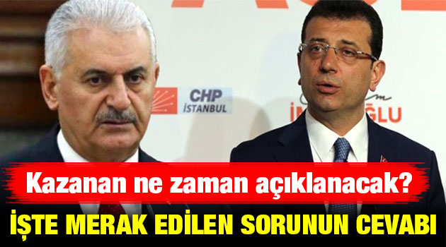 YSK Kazanan Adayları Ne Zaman Açıklayacak