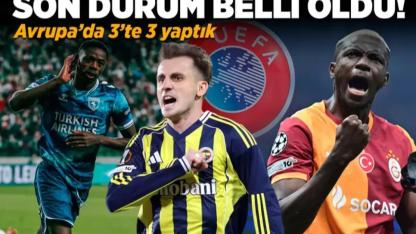 Avrupada 3te 3 yaptık.