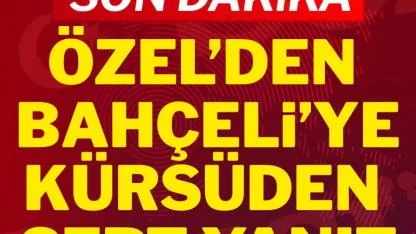 CHP liderinden MHP liderine Sert Eleştiri !