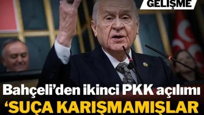 Bahçeli'den ikinci PKK açılımı   “Terörsüz Türkiye”