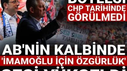Brüksel’de “İmamoğlu’na özgürlük” ve erken seçim çağrısı