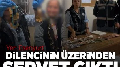 Dilencinin üstünden servet çıktı !