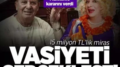 Huysuz Virjin'in Vasiyeti sonunda gerçekleşti.