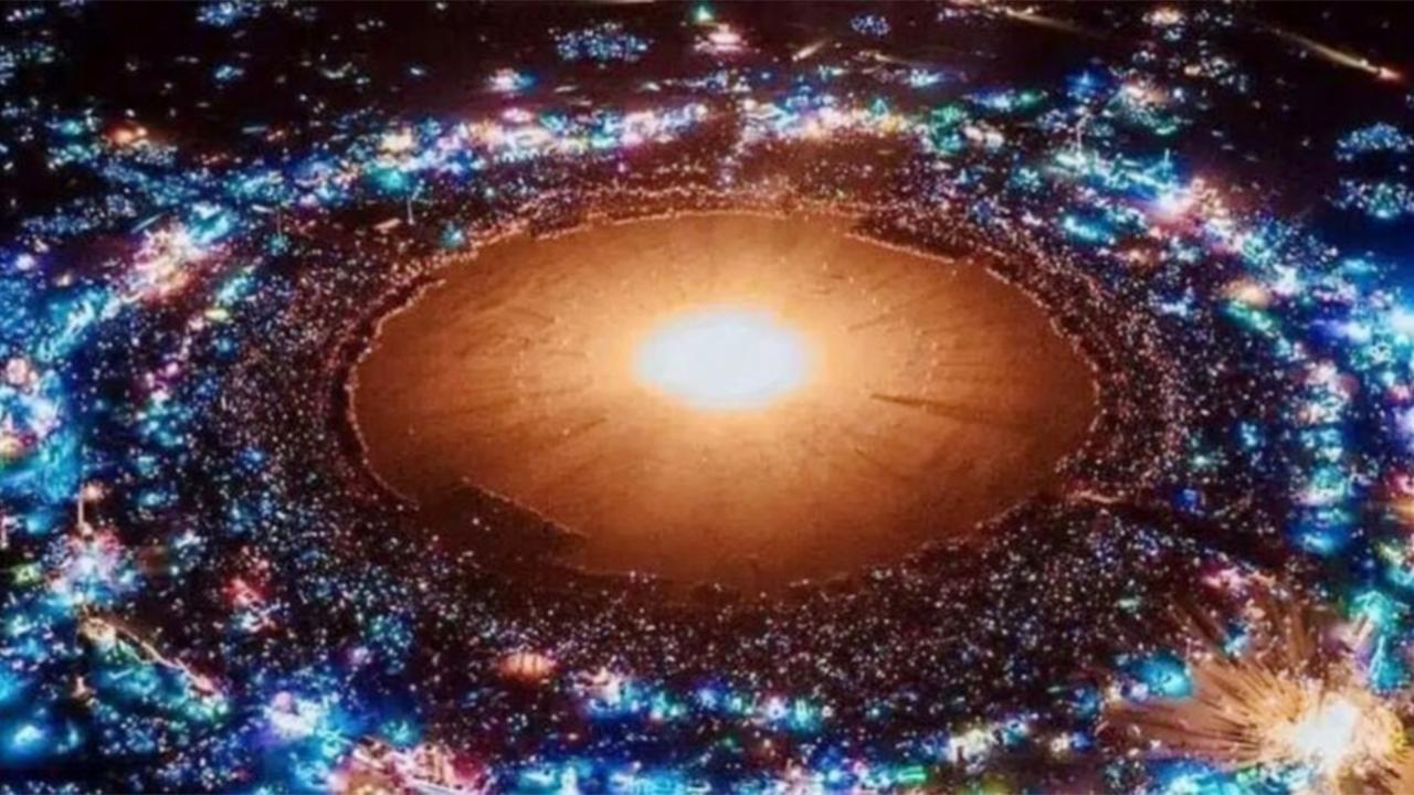 Burning Man 2022 Lights Up the Desert With a Dazzling Space Invader Drone Spectacle