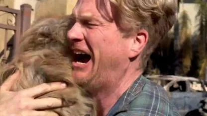 Miracle in the Ashes: Man Reunites With Lost Dog After Devastating California Wildfire