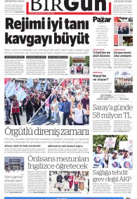BİRGÜN Gazete Manşeti