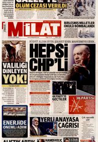 MİLAT Gazete Manşeti