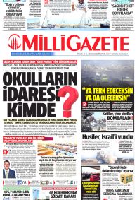 MİLLİ GAZETE Gazete Manşeti