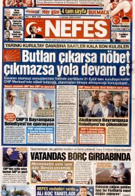 NEFES Gazete Manşeti