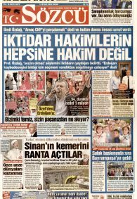 SÖZCÜ Gazete Manşeti