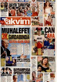 TAKVİM Gazete Manşeti